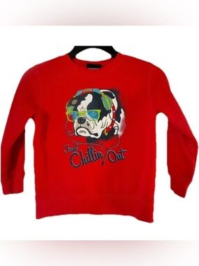 NWOT ! Joe Boxer Bulldog Just Chillin’ Out  Sweatshirt  ~ Toddler Boy's Size 3T
